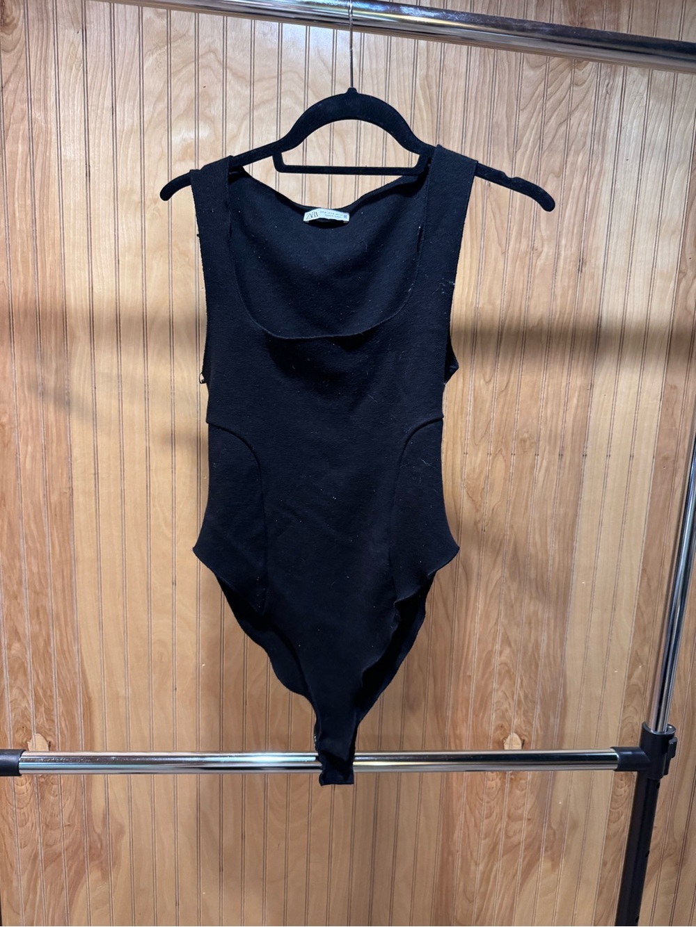 Black Sleeveless Bodysuit Dress